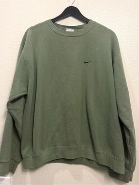 Vintage Nike Sage Green Men’s Pullover Crewneck Sweater L 24x27